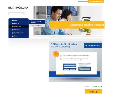 bdo nomura login